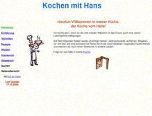 Tablet Screenshot of hans-kocht.de
